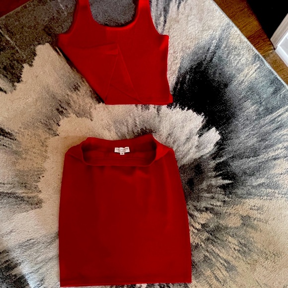 St John Collection by Marie Gray Knit Skirt (14) and Shell (Large) EUC - Picture 3 of 8